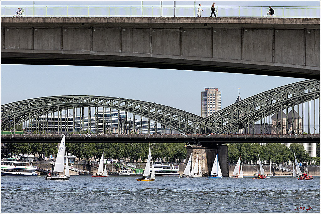 100 Jahre Rheinwoche 2022 - 1. Wettfahrt Porz - Hitdorf, 03.06.2022,